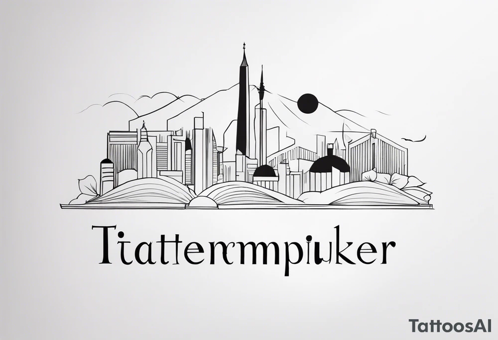Text in italics : Interpermdekulær tattoo idea