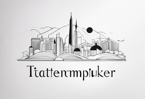Text in italics : Interpermdekulær tattoo idea