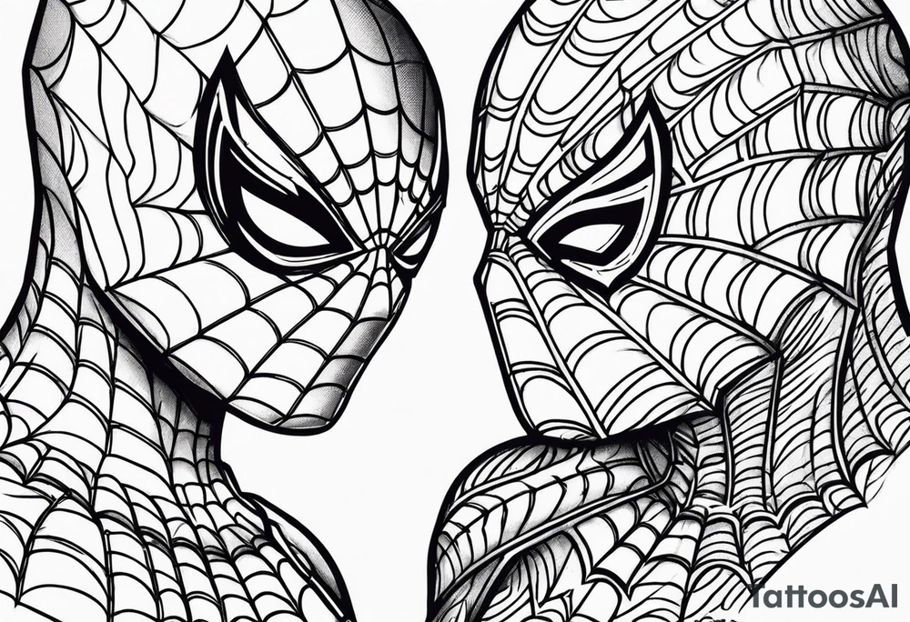Spiderman tattoo idea