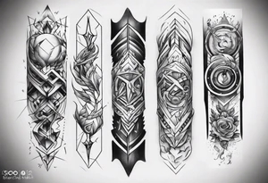 forearm cover up black tattoo sketch tattoo idea