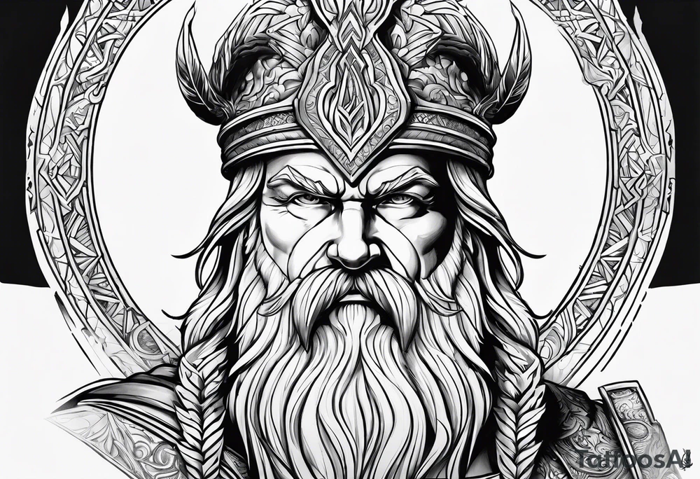 odin zeus tattoo idea