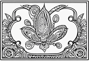 Puerto Rico, taino, coqui, garita, bandera de puerto rico tattoo idea