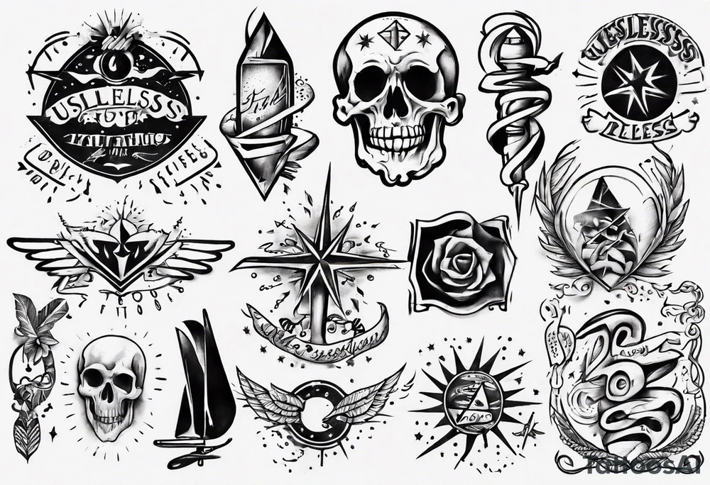useless dick tattoo idea