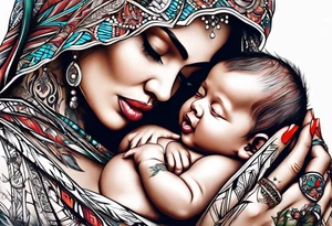 Breastfeeding tattoo idea