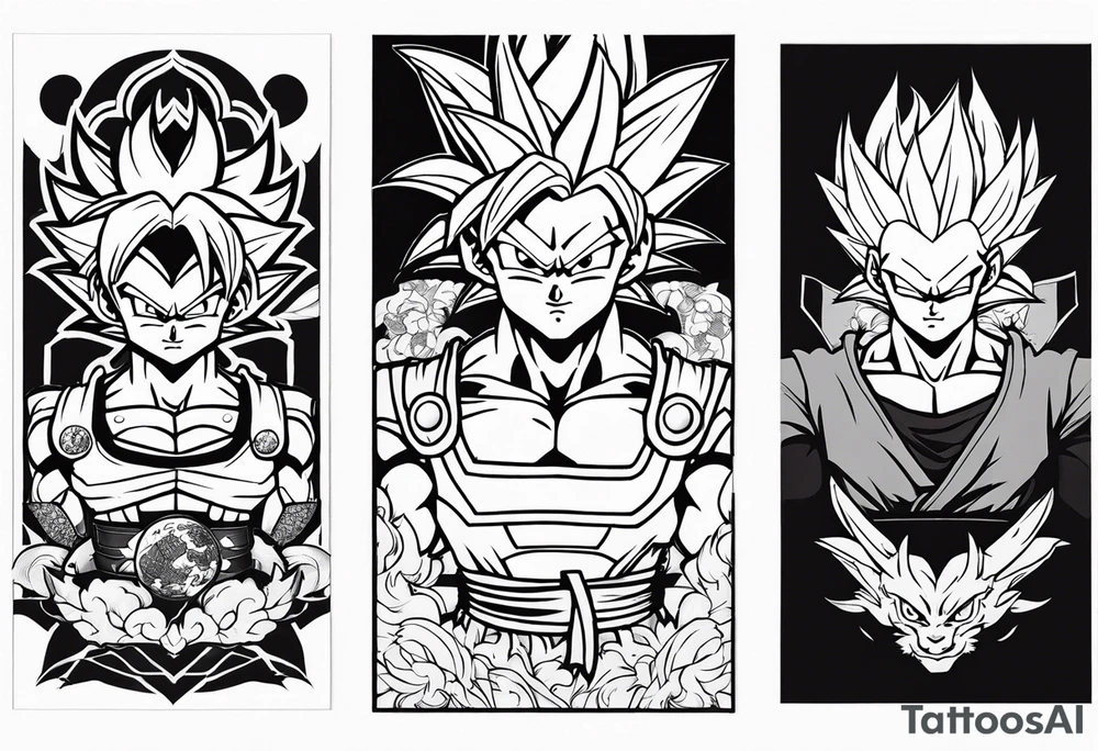 dragonball z tattoo idea