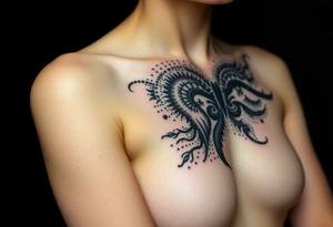 uma tatuagem que expresse a filosofia do bem e do mal tattoo idea