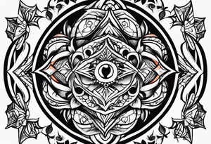 wood tattoo idea
