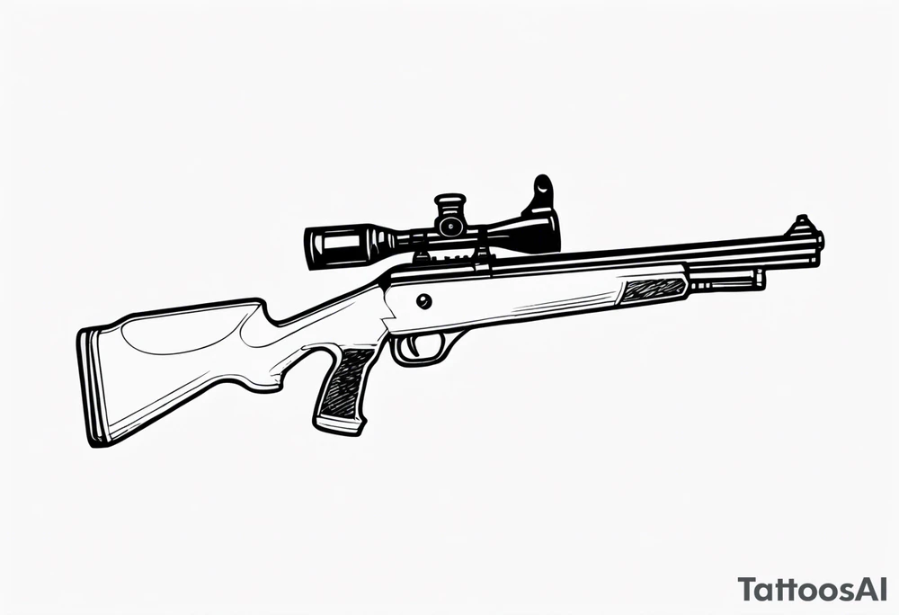 capricorn with shotgun tattoo idea
