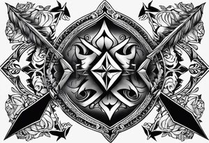 3 arrows tattoo idea