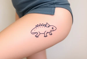 axolotl tattoo idea