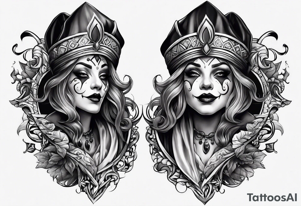Jester tattoo idea