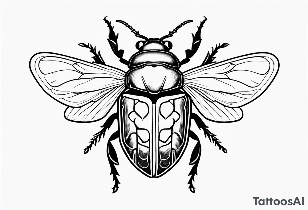 beetle old school tattoo tattoo idea