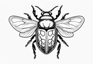 beetle old school tattoo tattoo idea