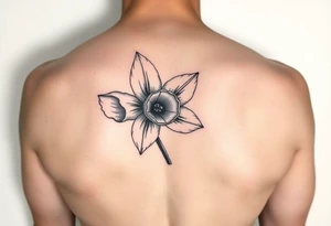 daffodil and the jonquil aquamarine tattoo idea