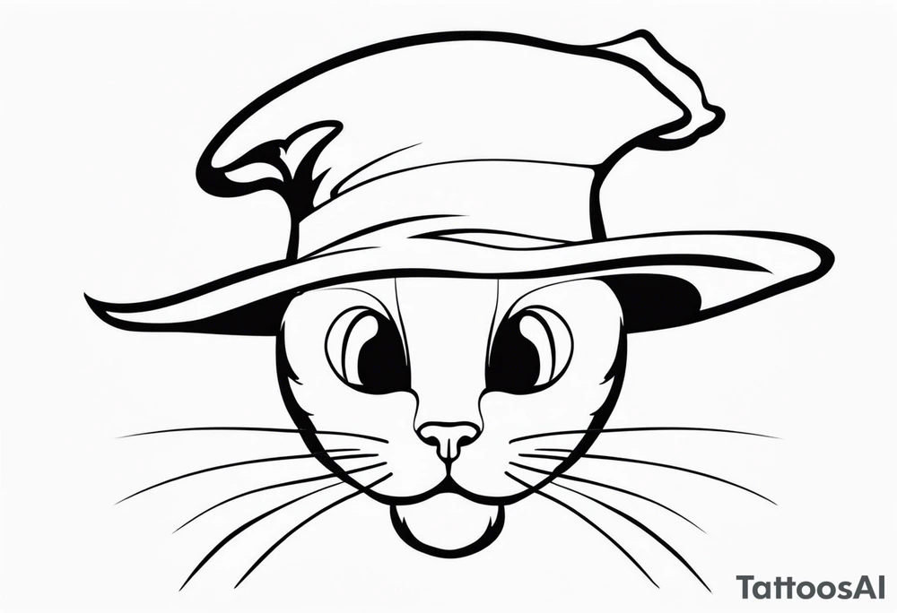 cat in the hat tattoo idea