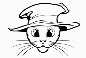 cat in the hat tattoo idea