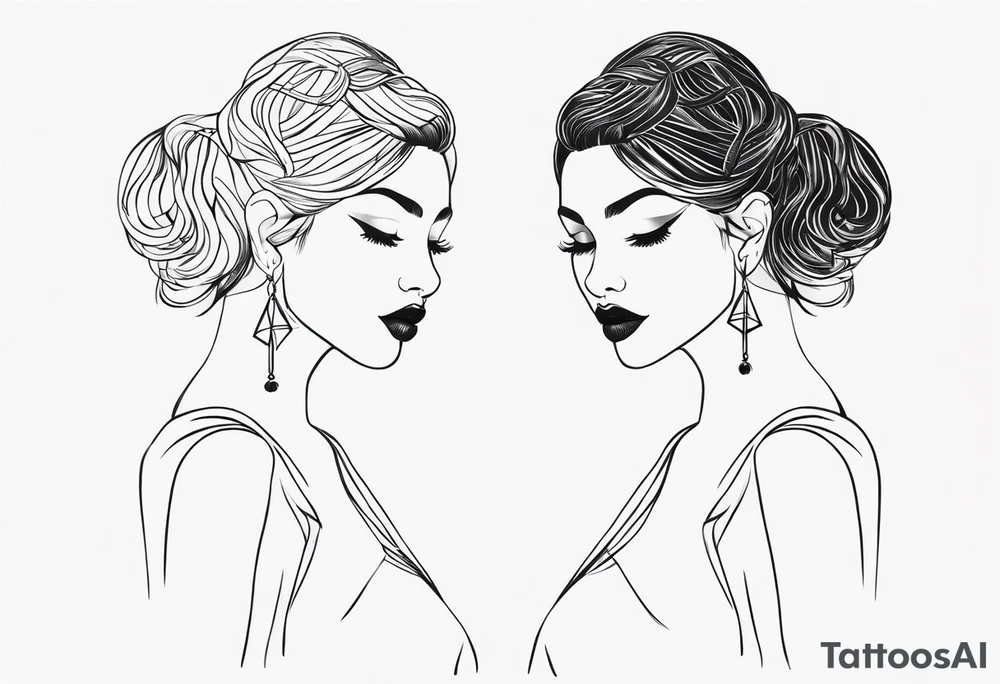 Women tattoo idea