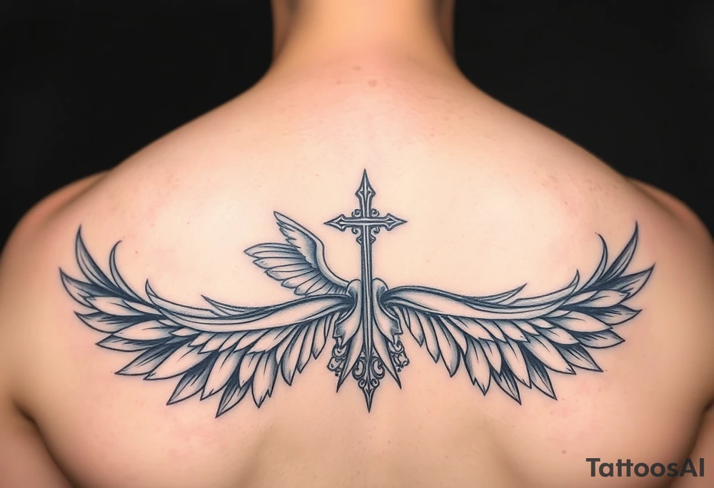 Tatoo for faith loss of mom having boy girl twins in April tattoo idea