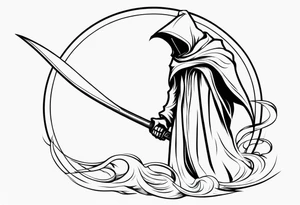 scythe grim reaper tattoo idea