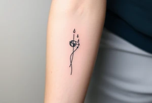 Minimalist tattoo for women scientist tattoo idea