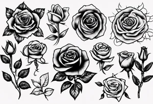 ROSAS NEGRAS tattoo idea