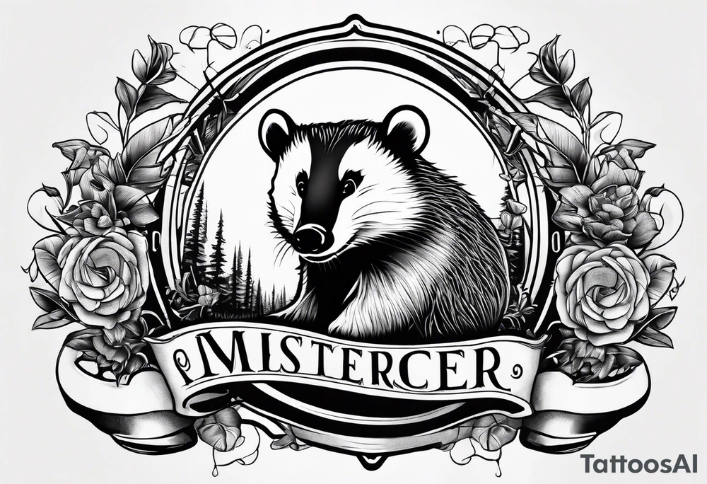 Honey Mc.Badgers tattoo idea
