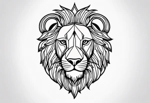 Tattoo of a lions head tattoo idea
