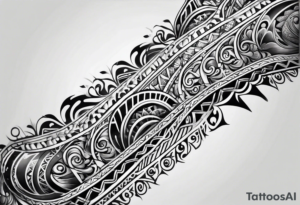 maori spine tattoo tattoo idea