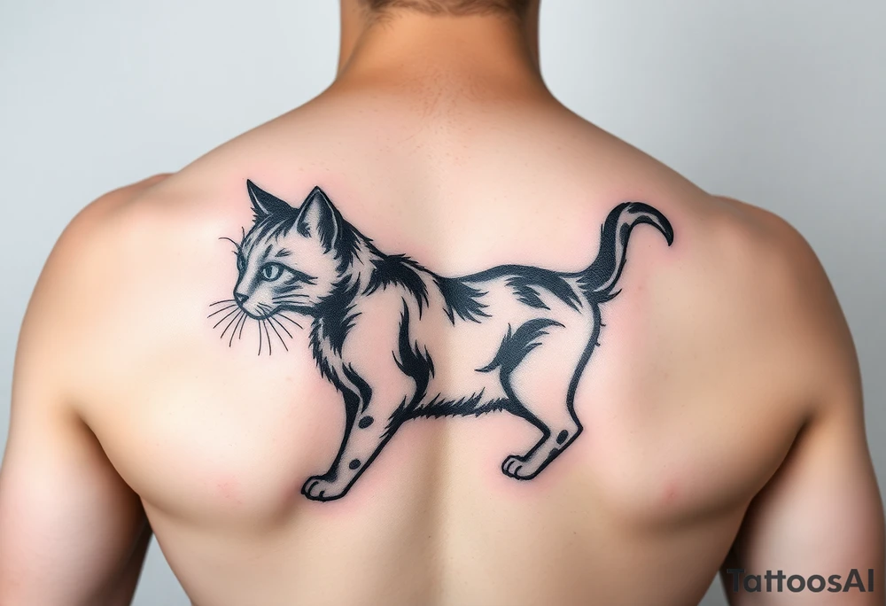 Black Cat tattoo idea