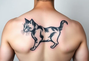Black Cat tattoo idea