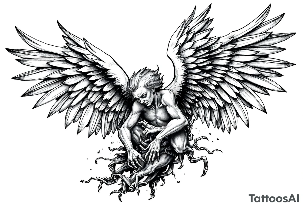 Fallen angels tattoo idea