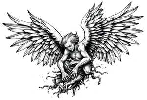Fallen angels tattoo idea