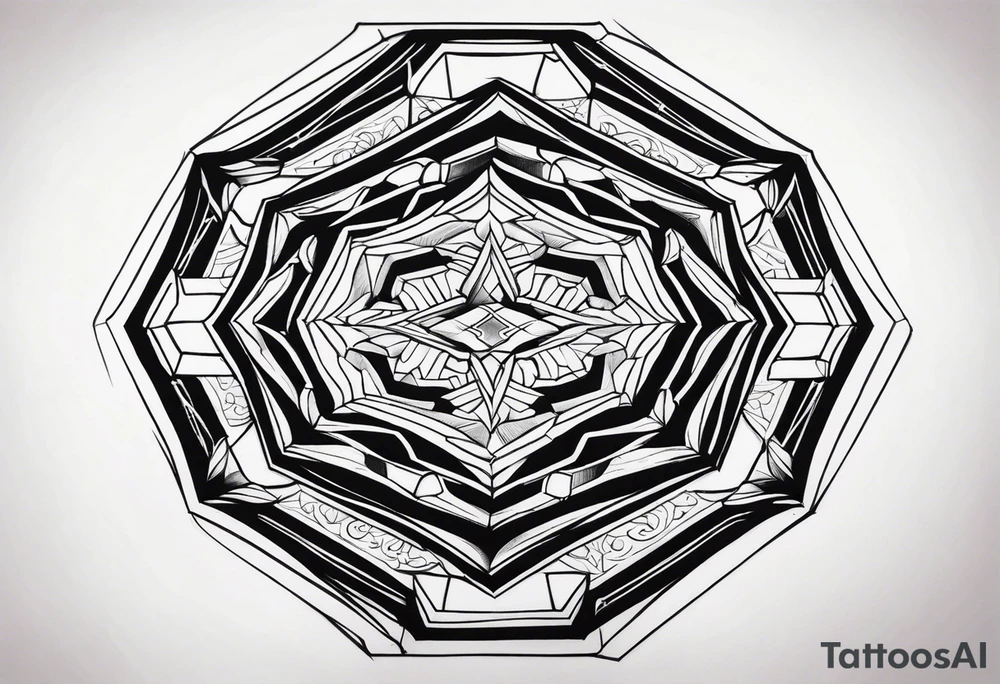 Octagon tattoo idea