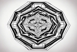 Octagon tattoo idea