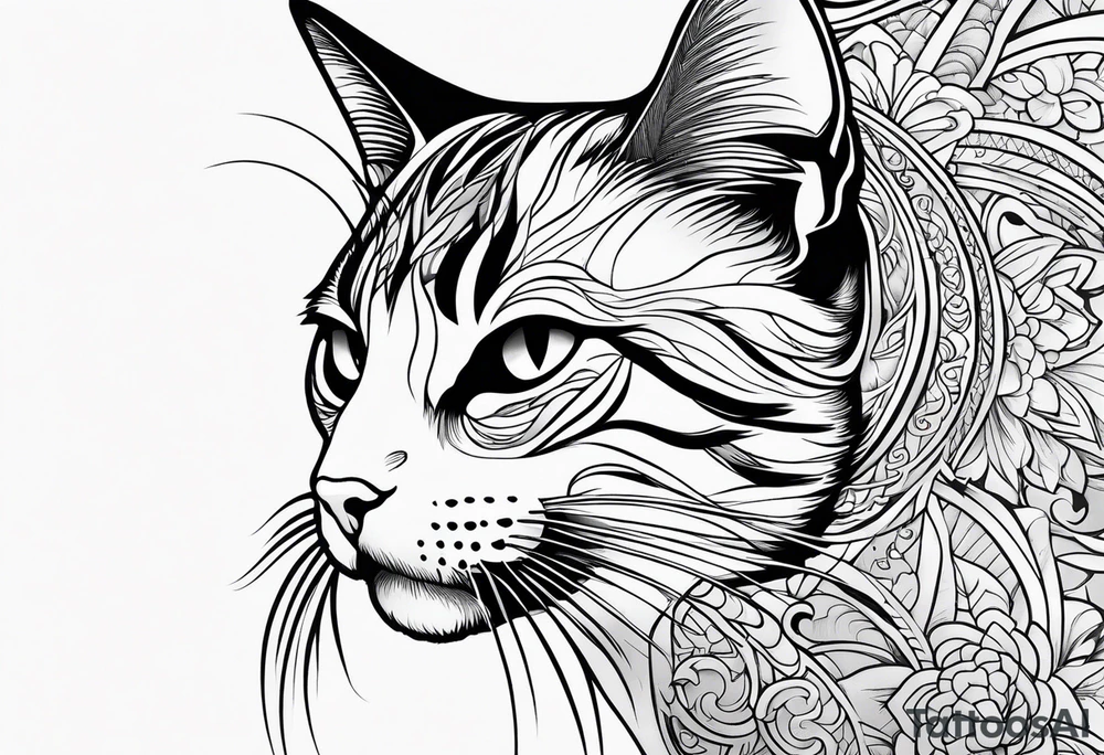 brom's cat tattoo idea