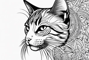brom's cat tattoo idea