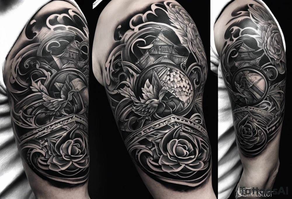 extreme tissue pain on elbow tattoo idea
