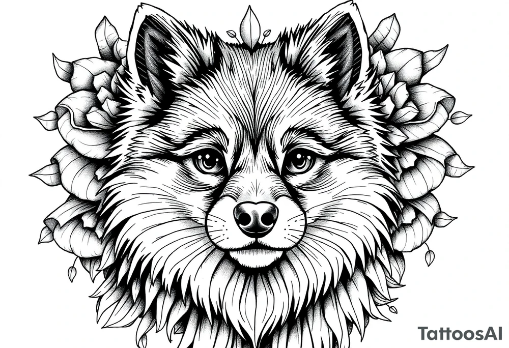 Lulu da pomerania tattoo idea