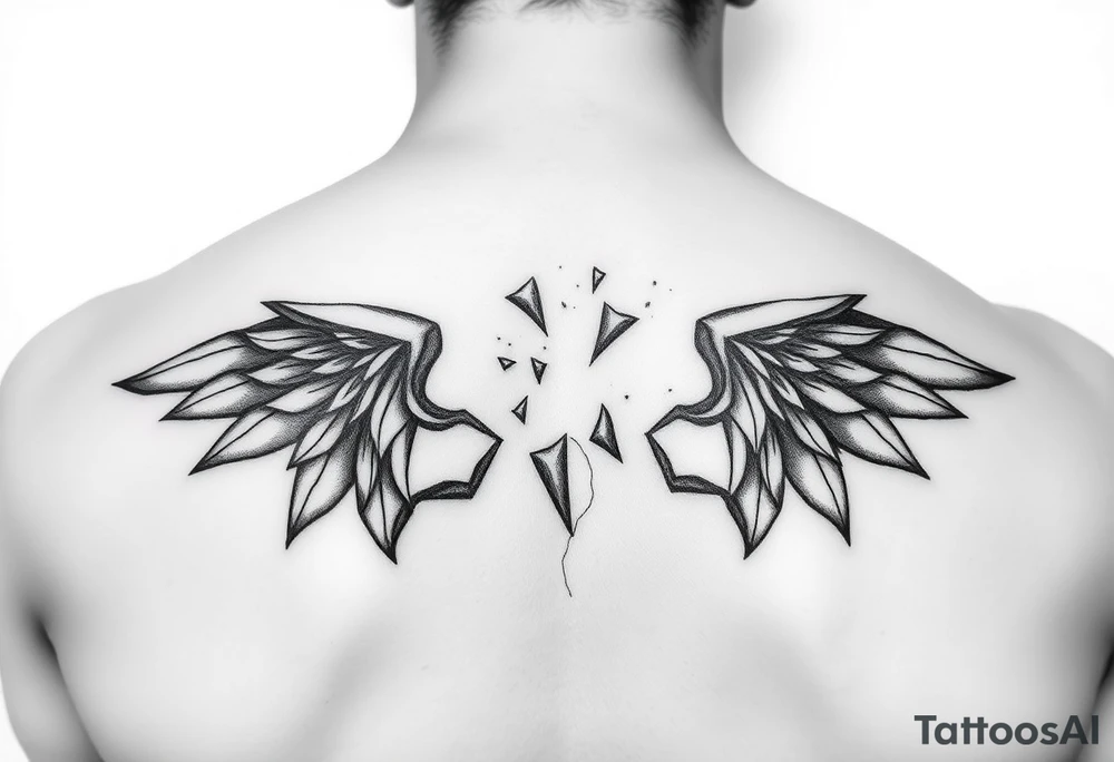 broken tattoo idea