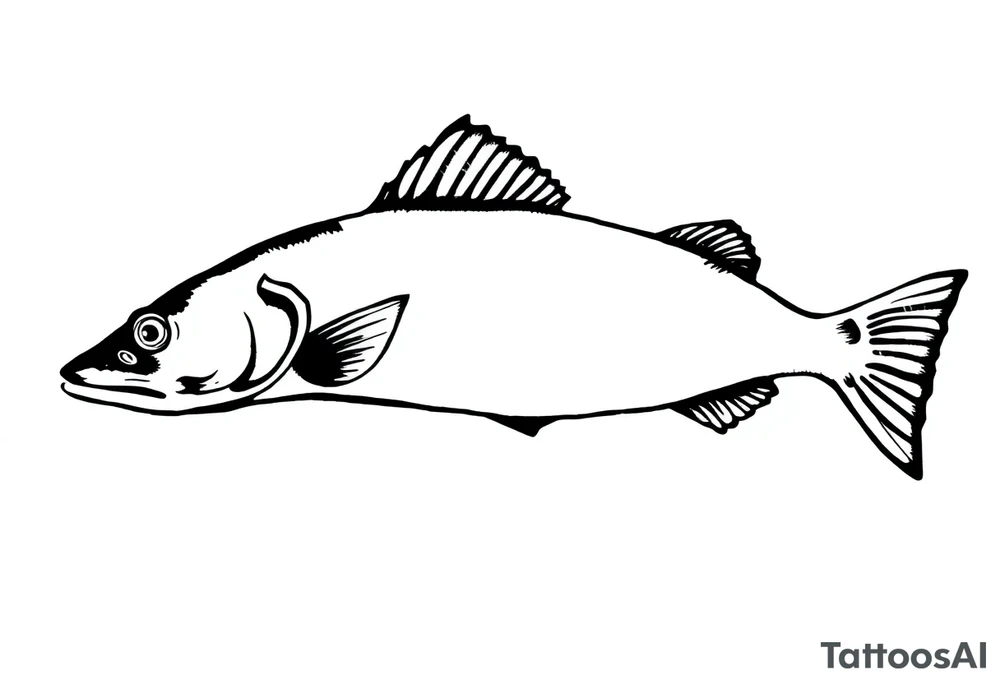 Flathead catfish tattoo idea