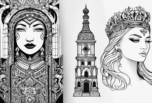 drei frane, nebeneinander, jung, alt, mittellalt. Moiren, weberinnen tattoo idea