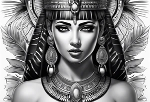 Cleopatra knowledge tattoo idea