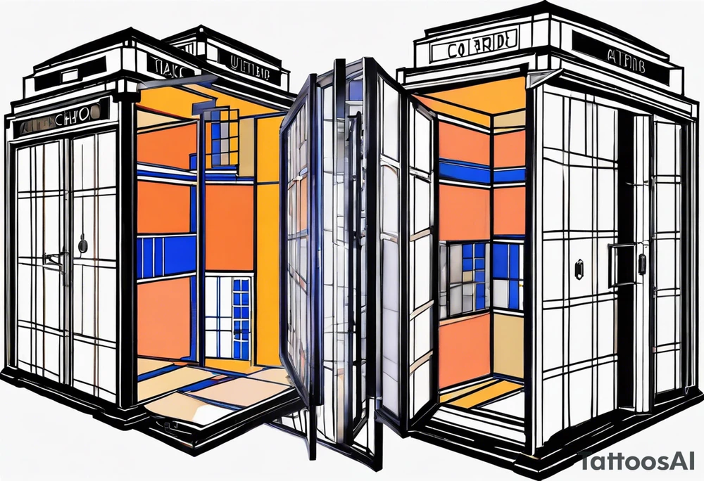 Tardis. Nothing around it. NOTHING AROUND IT OH MY GOD! tattoo idea