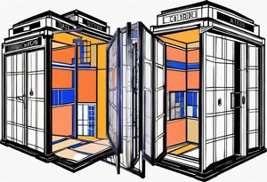 Tardis. Nothing around it. NOTHING AROUND IT OH MY GOD! tattoo idea