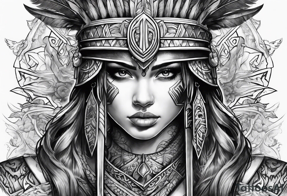 Warrior tattoo idea