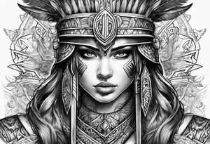 Warrior tattoo idea