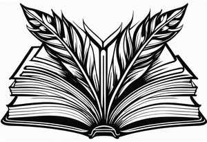 Books or Quill tattoo idea