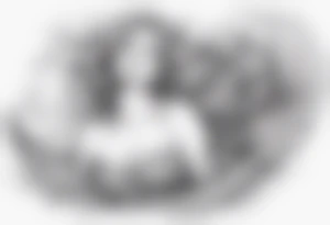 mermaid lying on her back with flowing hair and fan tail tattoo idea