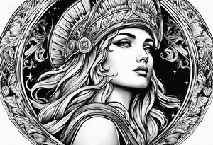 Athena looking up tattoo idea