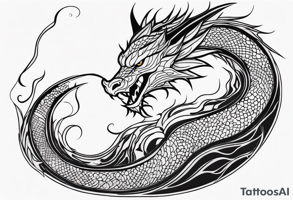dragon tattoo idea